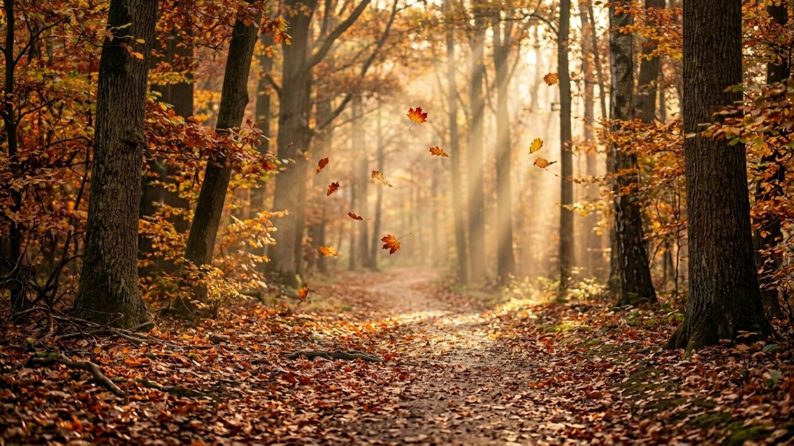 Simile for Autumn Leaves