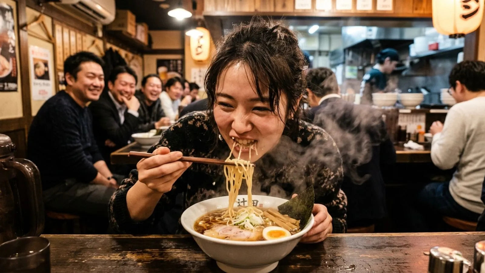 Simile for Eating Fast