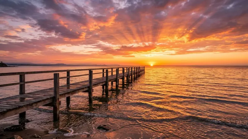 Simile for a Sunset
