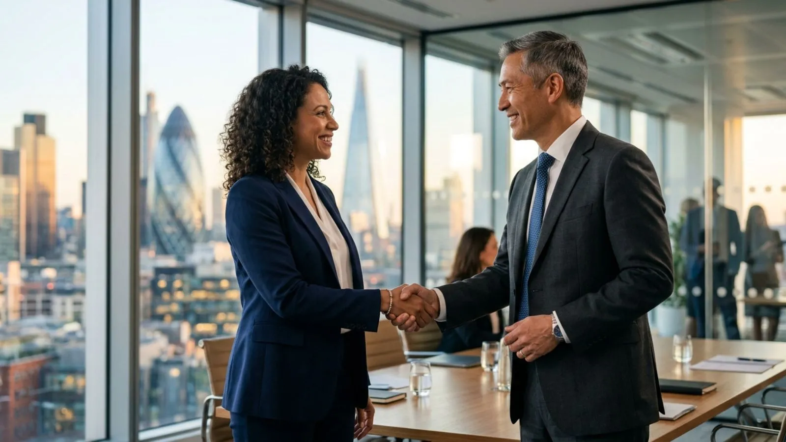 Simile for Shaking Hands